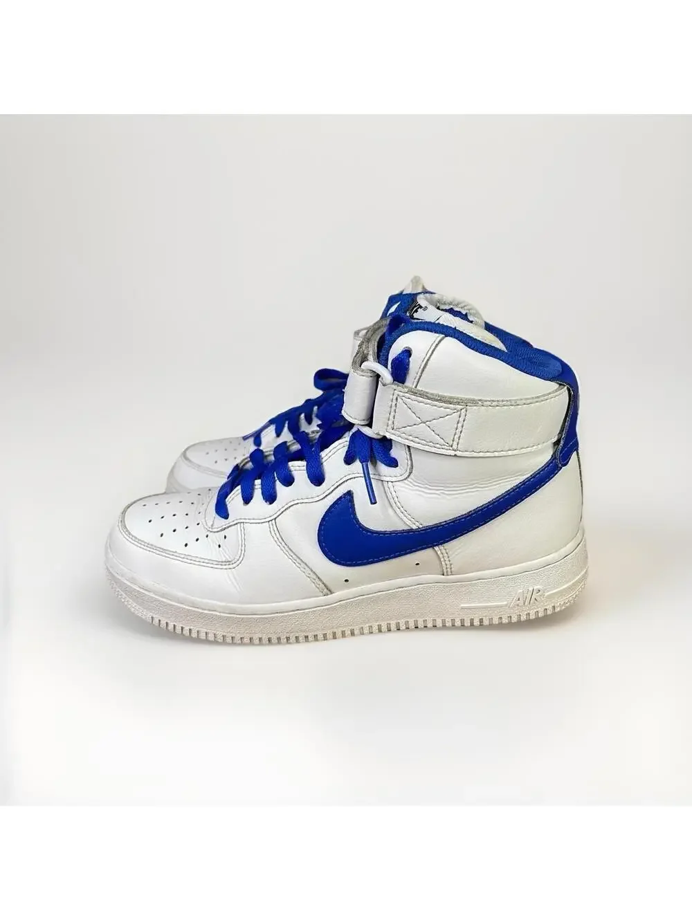 NIKE AIR FORCE 1 HIGH 8.5 US WHITE AND BLUE Womens
